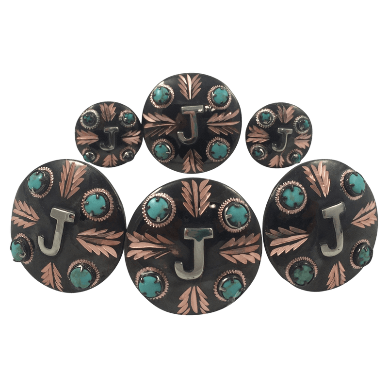 CBCONCH 129A Turquoise Stone Conchos