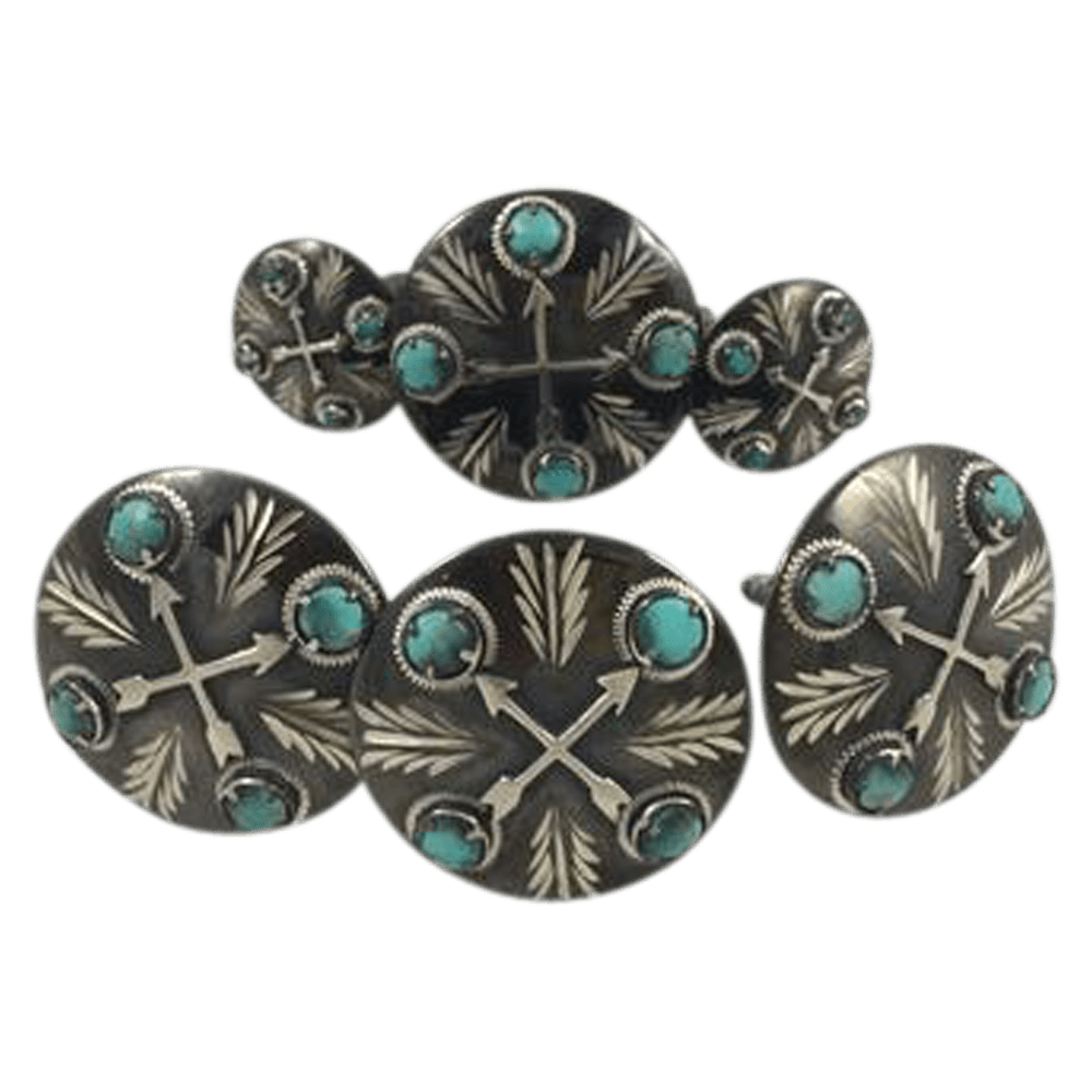 Turquoise Stone Conchos for Leather Goods - China Concho and China Concho  price