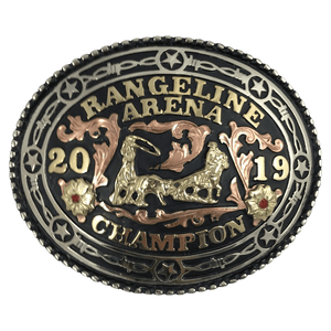 Team Calf Roping Western Belt Buckles, Western & Cowboy Belt Buckles
